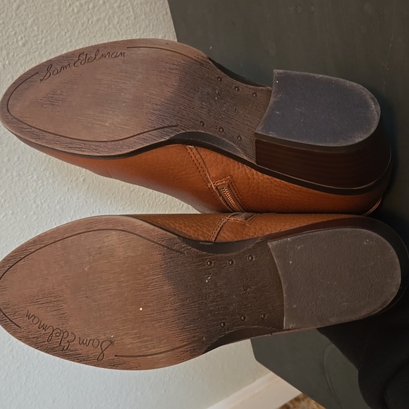 Sam Edelman Brown Ankle Boots Size 7 - Picture 6 of 9